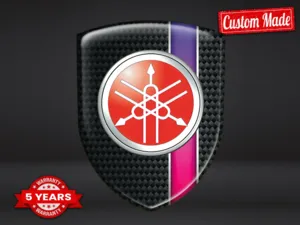 Yamaha Badge Auto Personalizzati Max Chic Pro Design